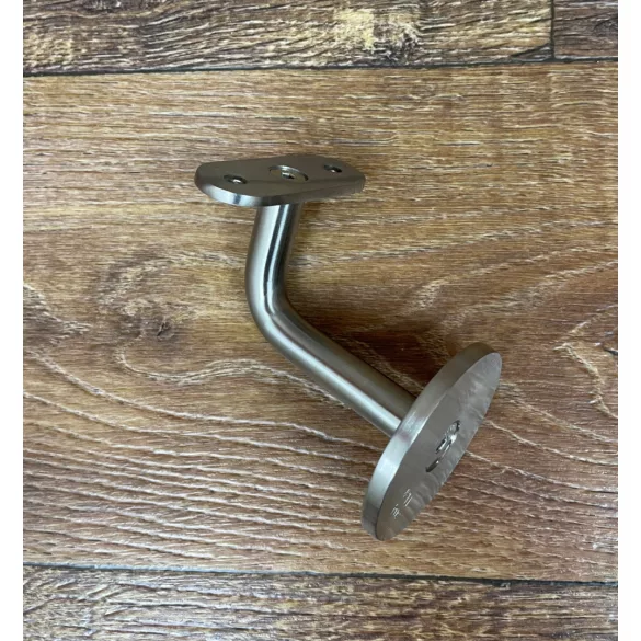 Inox fali kapaszkodó tartó (rejtett rögzítés, Sík profilhoz)