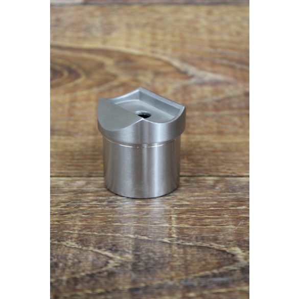 Rozsdamentes áthatásos csatlakozó 42,4/42,4 90 fokba 