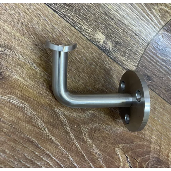 Inox fali kapaszkodó tartó (3 lyukas rögzítés, ø 42,4 mm csőhöz)
