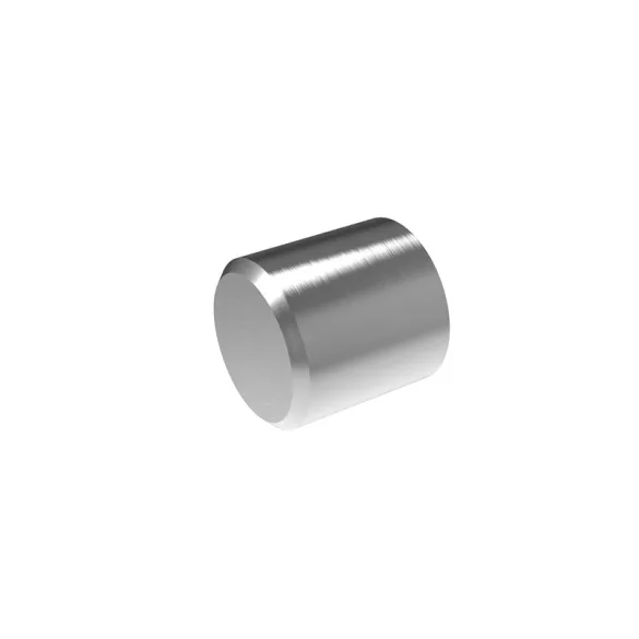 Rozsdamentes véglezáró ø 12 csőhöz (lapos)